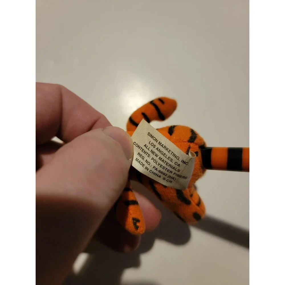 McDonald's The Book Of Pooh Tigger Plush Pen Happy Meal Toy Loose Disney Vintage